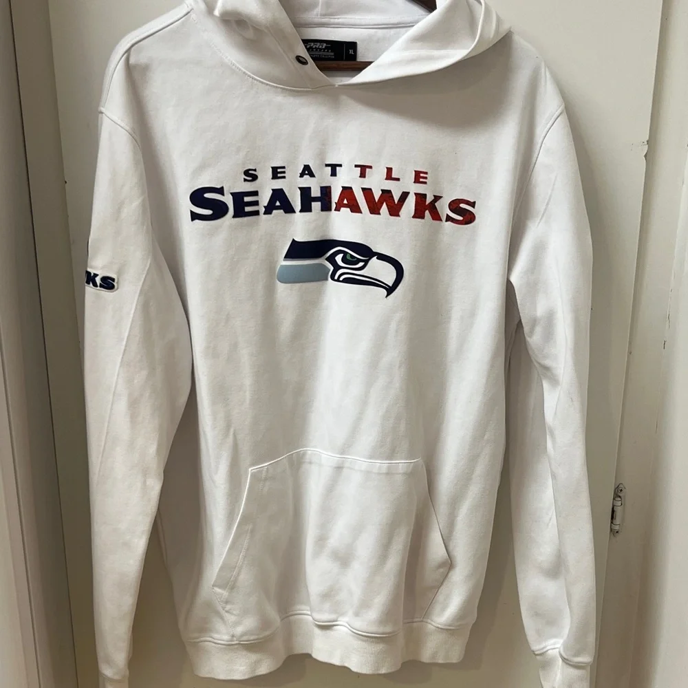 Seattle Seahawks White Hoodie - Picture 1 of 11